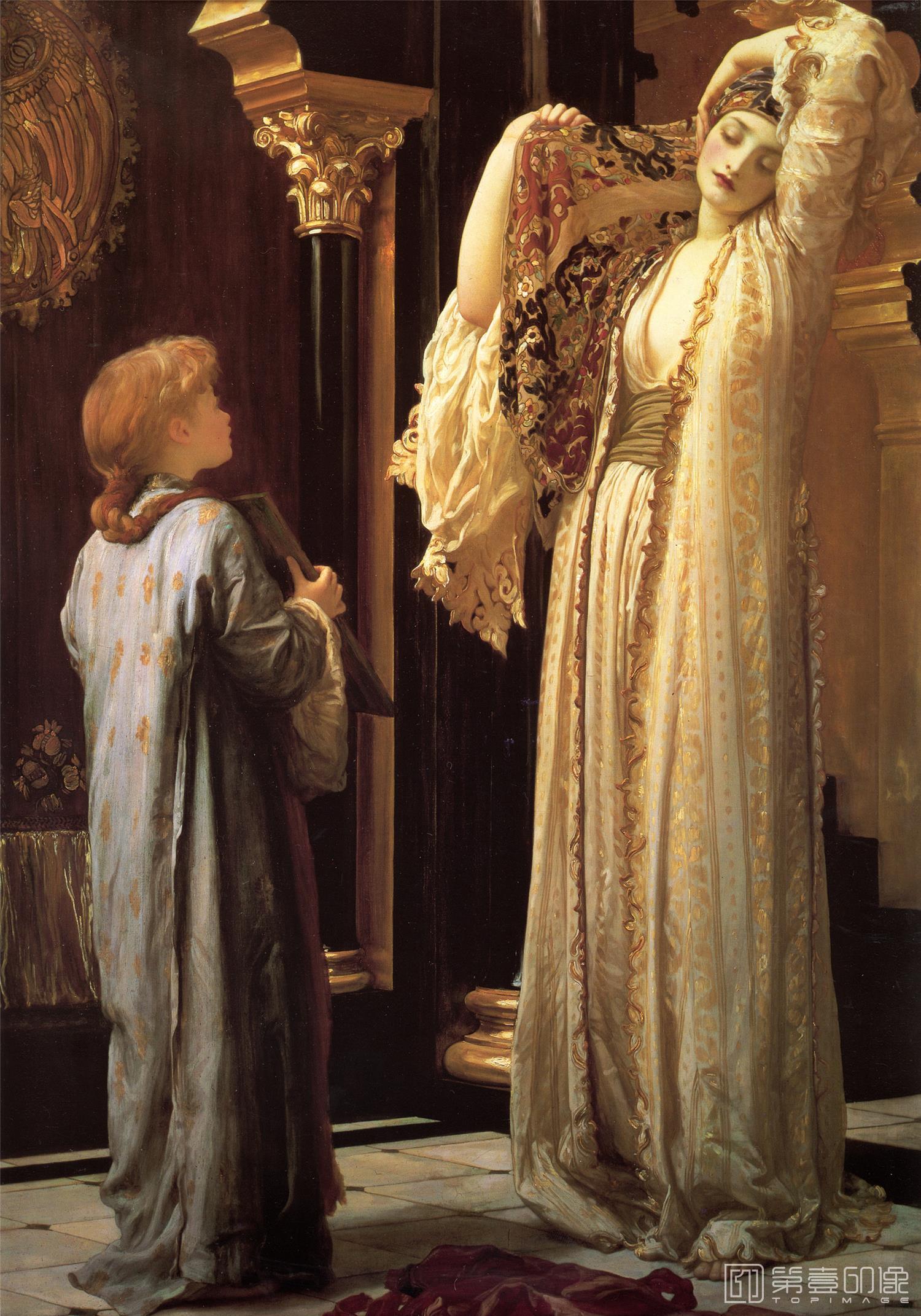 油画-佛雷德里克.莱顿 Frederic Leighton作品集-31